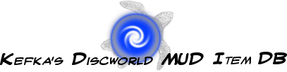 Kefka's Discworld MUD Item Database